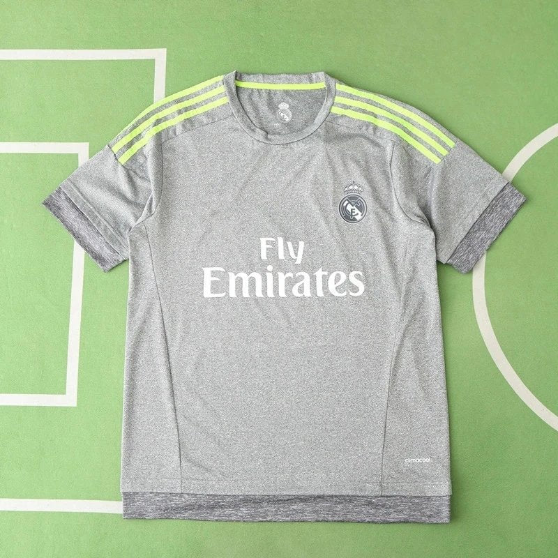 15/16 Real Madrid Away Grey Retro Shirt