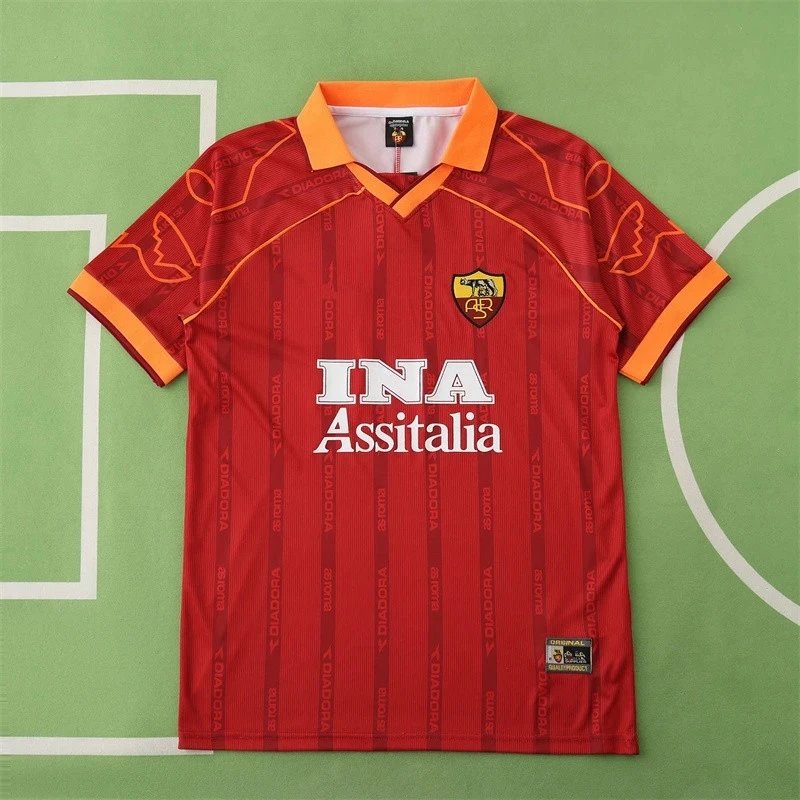 99/00 Roma Home Retro Shirt