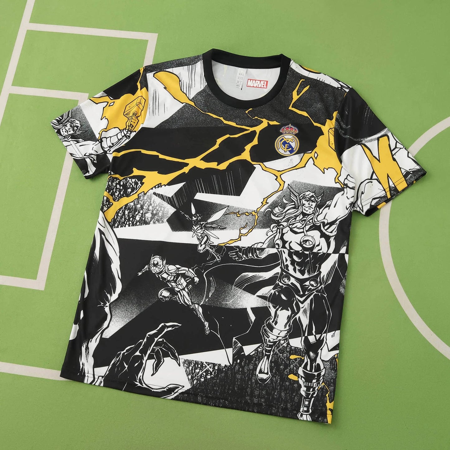 25/26 Real Madrid Marvel Black Special Concept Shirt