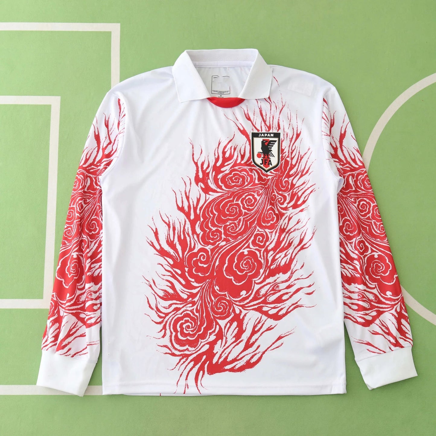 24/25 Japan Y-3 White Red Special Concept Long Sleeve Shirt