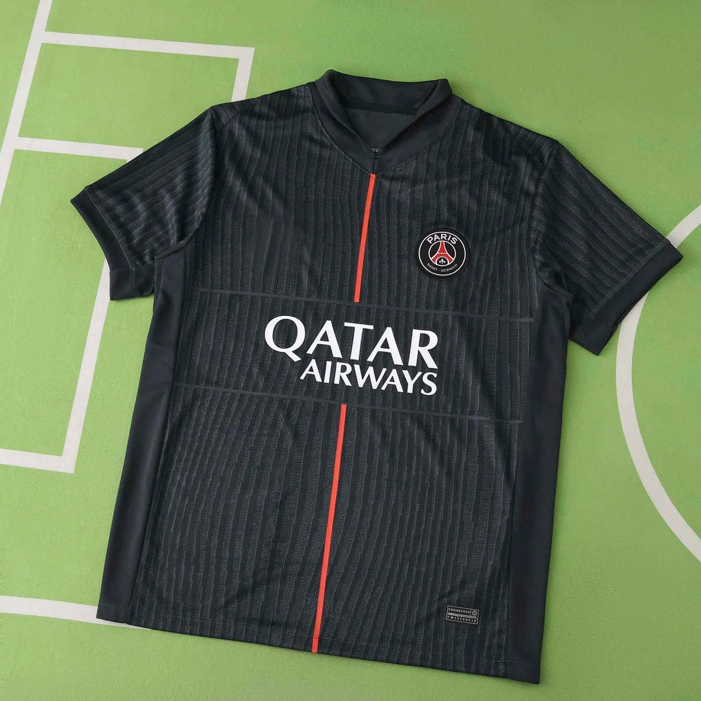 25/26 PSG Three Guests Black Shirt
