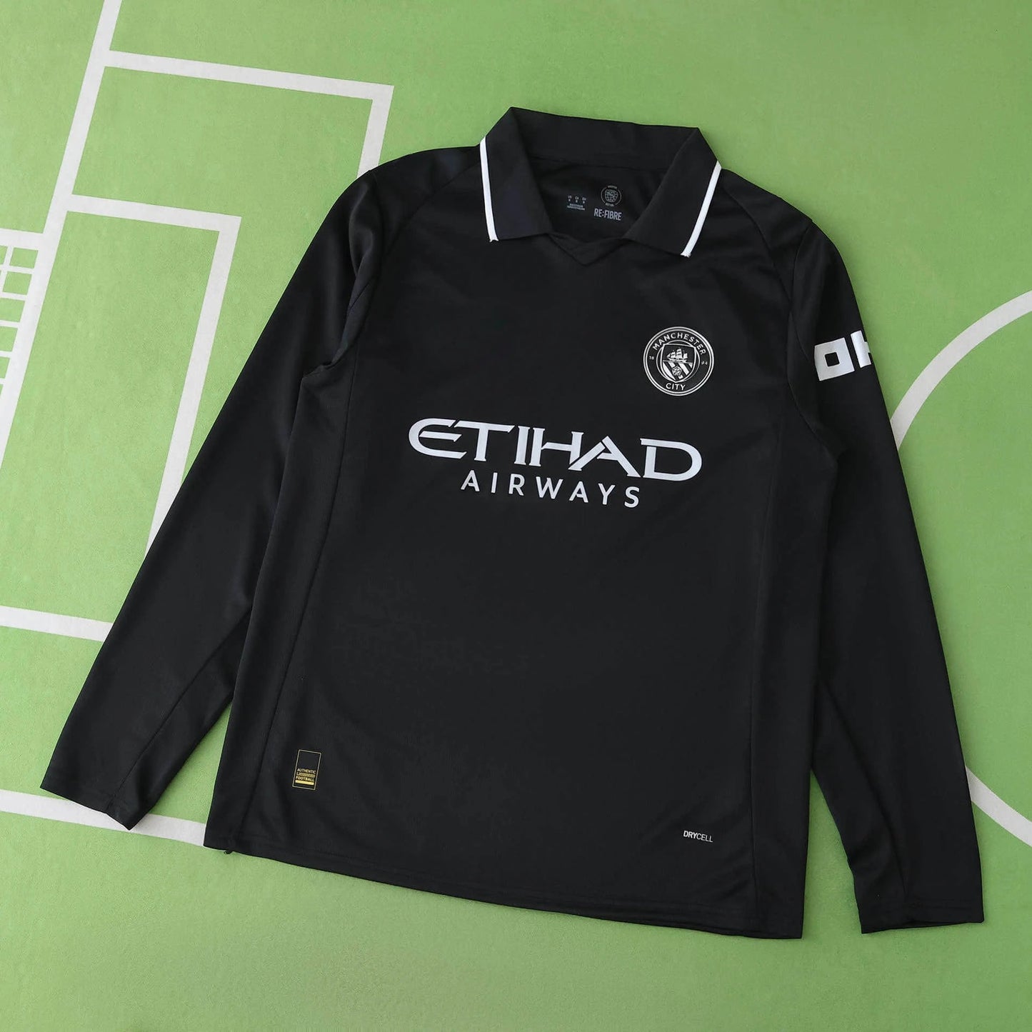25/26 Manchester City Away Black Long-Sleeved Special Concept Shirt
