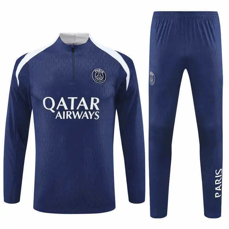 25/26 Paris Dark Blue White Training Tracksuit