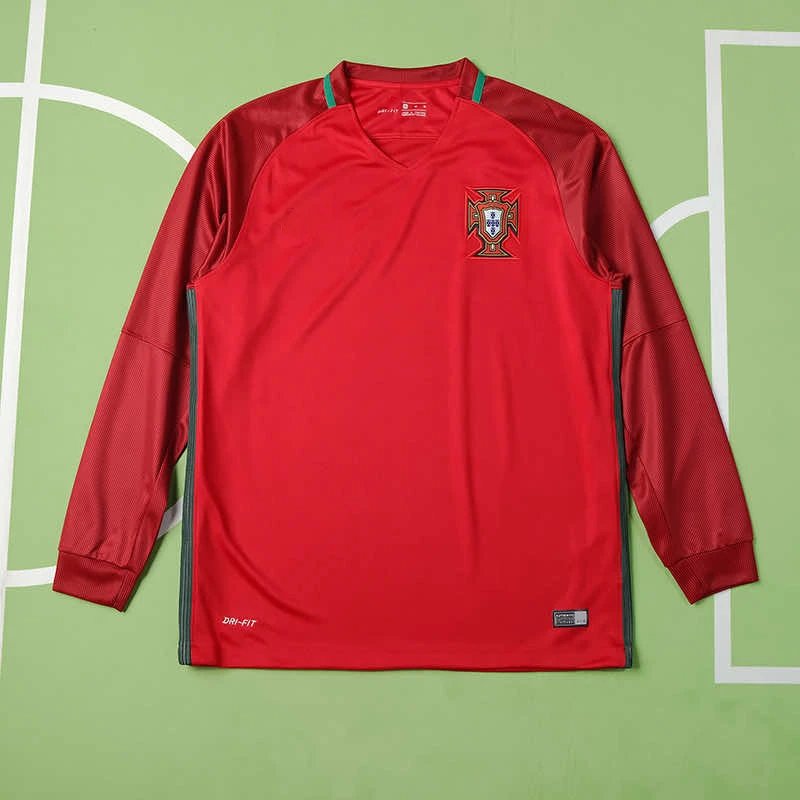 2016 Portugal Home Long Sleeve Shirt
