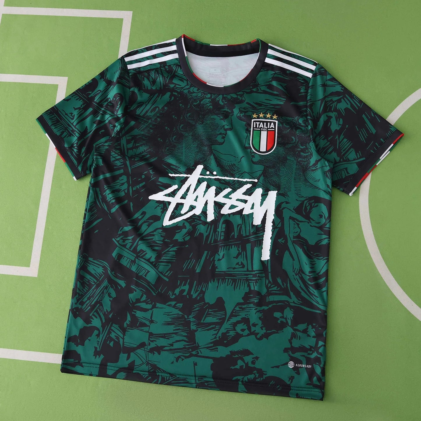 25/26 Italy Green and Black Training Special Concept Shirt