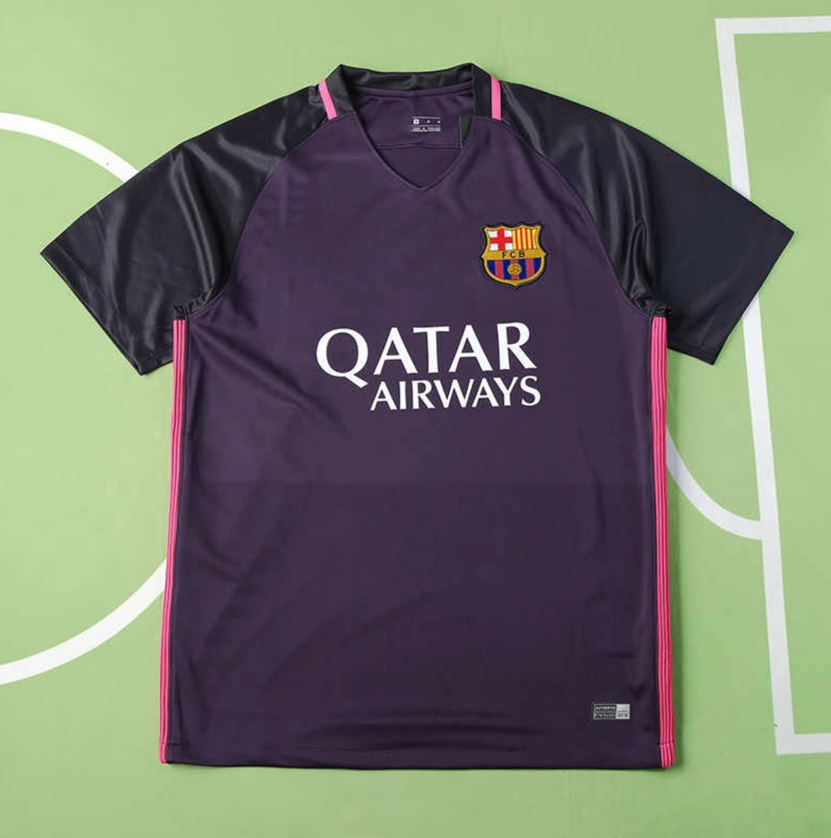 16/17 FC Barcelona Away Purple Retro Shirt
