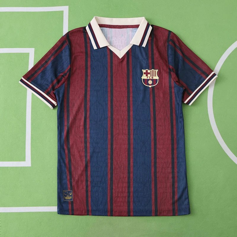 25/26 Barcelona Blue and Red Special Concept Shirt