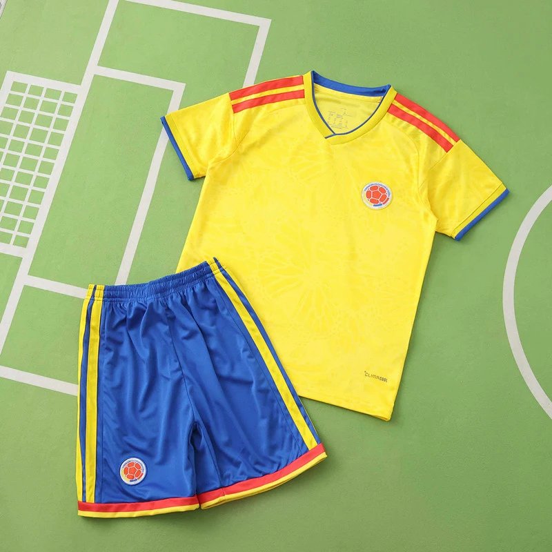 2026 World Cup Colombia Home Player Version Youth Kit
