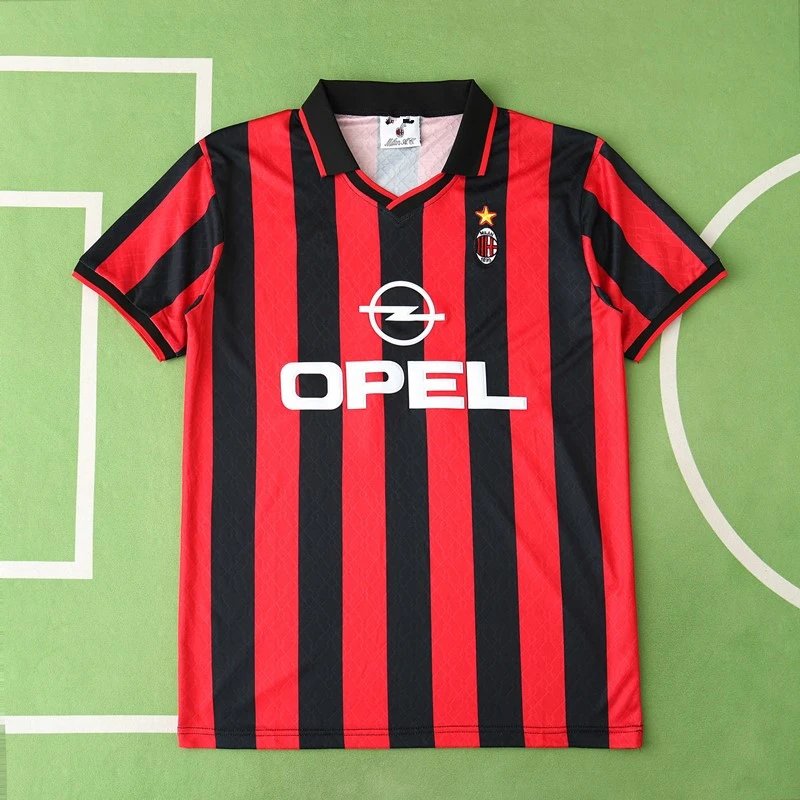 95/96 AC Milan Home Retro Shirt