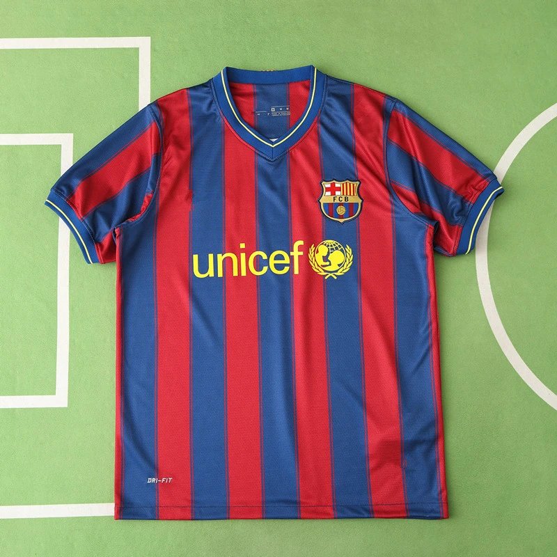 09/10 FC Barcelona Home Retro Shirt