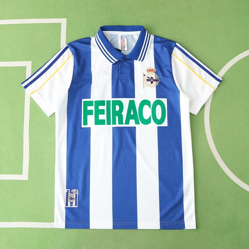 99/00 La Coruna Home Retro Shirt