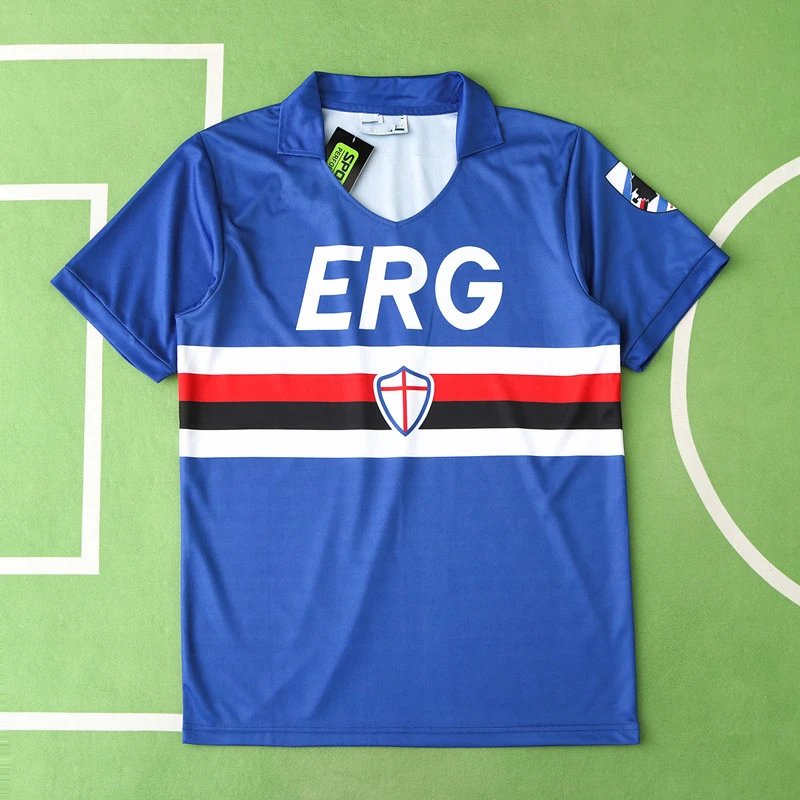 90/91 Sampdoria Home Retro Shirt