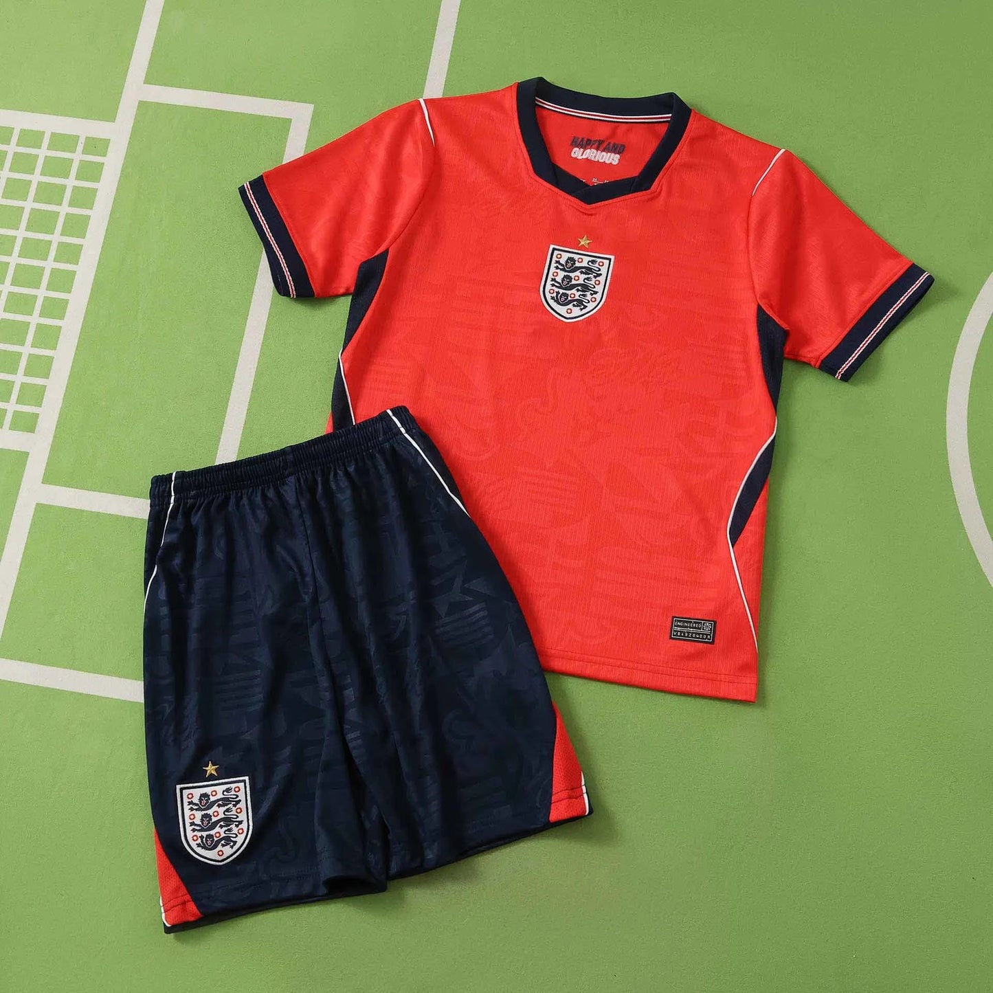 2026 World Cup England Away Player Version Youth Kit