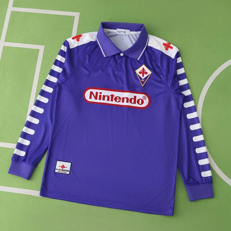 1998 Fiorentina Home Long Sleeve Retro Shirt