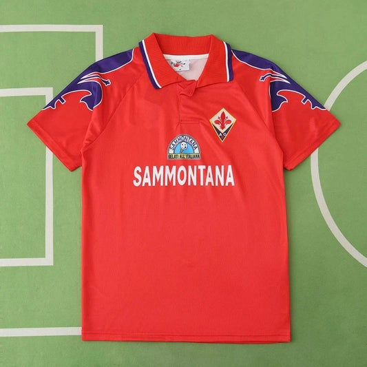 95/96 Fiorentina Away Red Retro Shirt