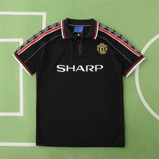 1998 Manchester United Away Black Retro Shirt
