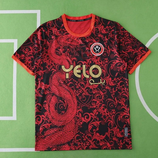 25/26 Sheffield United Red and Black Year of the Snake Special Concept Shirt