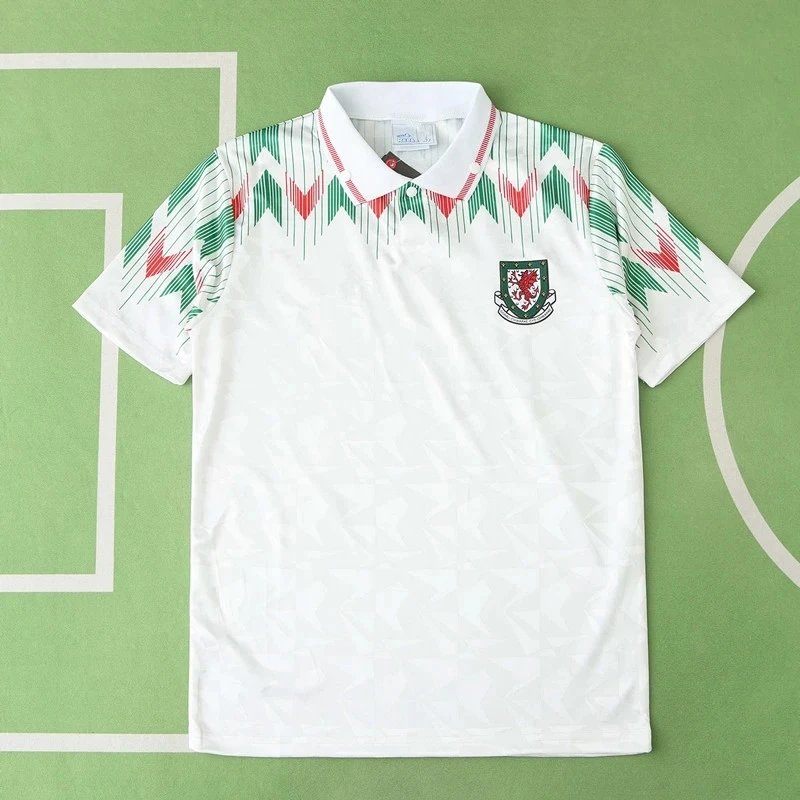 90/92 Wales Away White Shirt