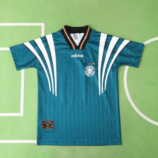 1996 Germany Away Green Shirt