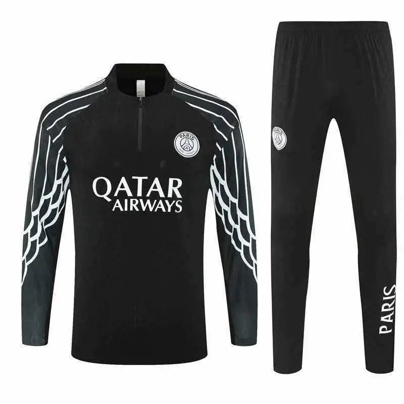 25/26 PSG Black and White Training Tracksuit