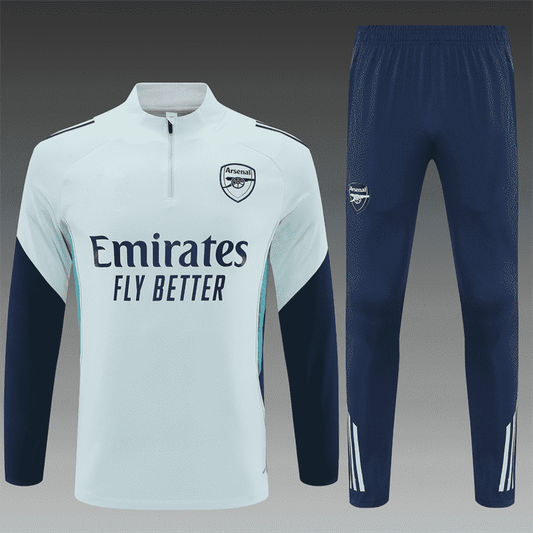 25/26 Arsenal Light Blue Dark Blue Training Tracksuit