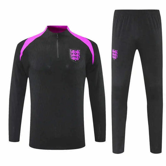 25/26 England Black Purple Shoulder Training Tracksuit