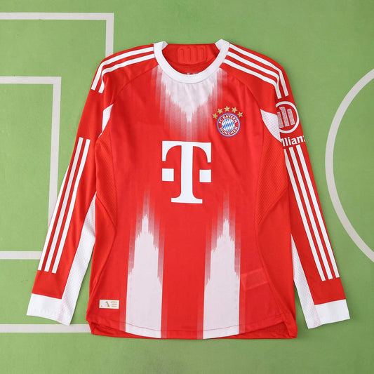 25/26 Bayern Munich Home Long-Sleeved Player Edition Shirt