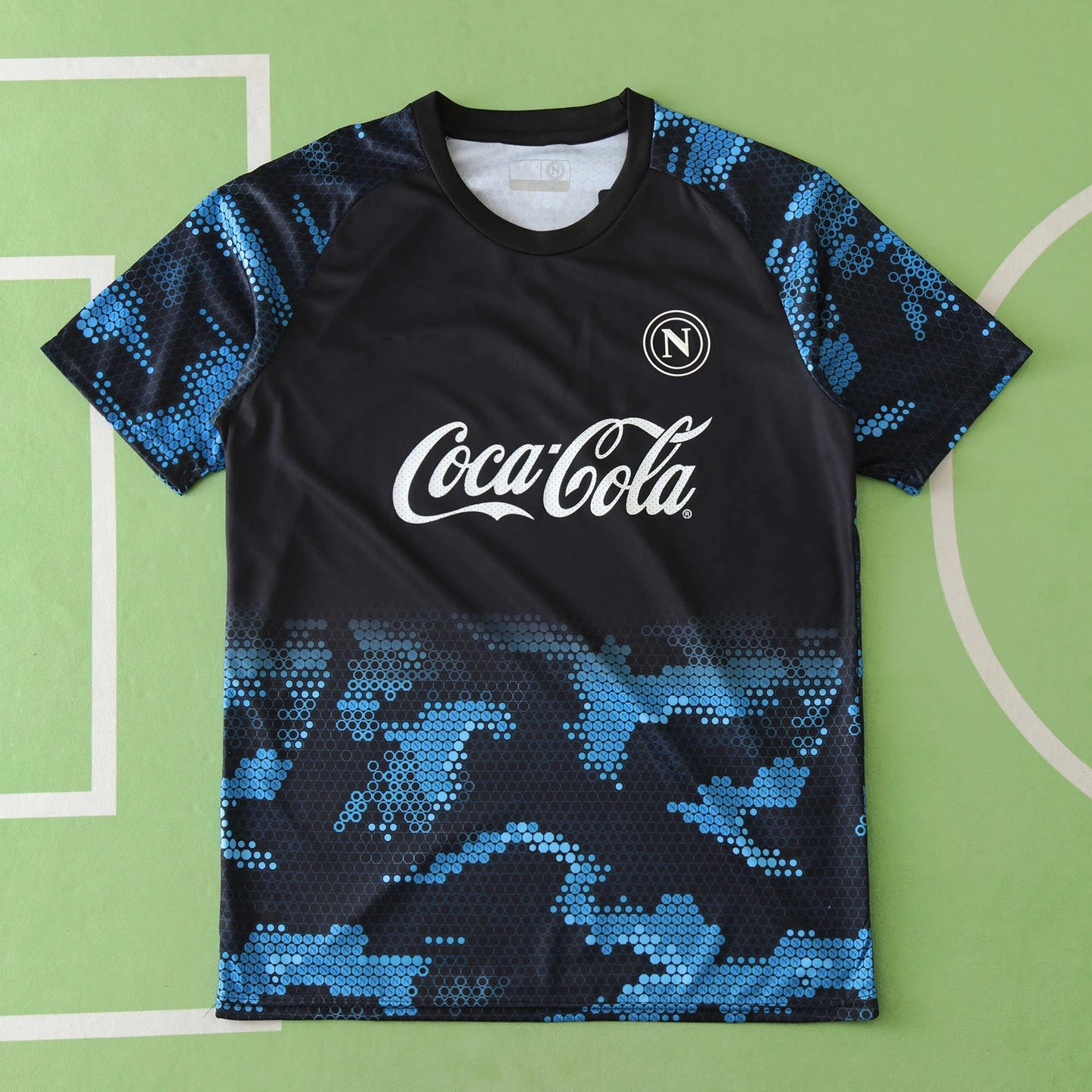 24/25 Napoli Black and Blue Training Jersey Special Concept Shirt