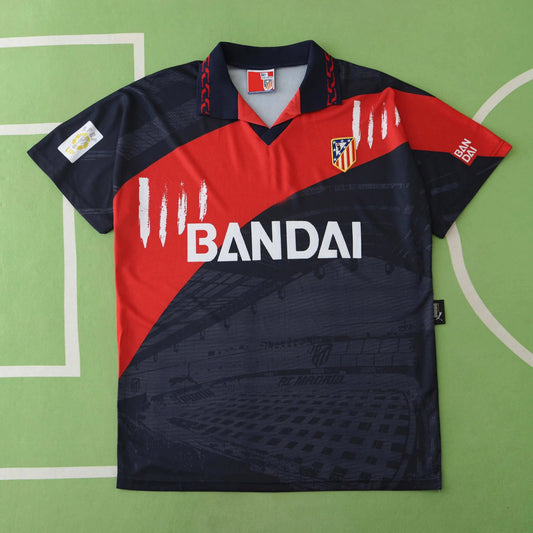 96/97 Athletico Madrid Away Black Shirt