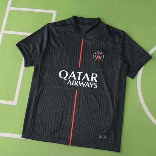 25/26 PSG Three Guests Black Shirt