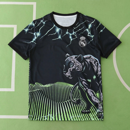 24/25 Real Madrid Black Green Leopard Special Concept Shirt