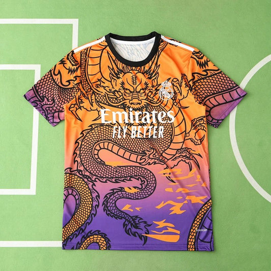24/25 Real Madrid Yellow and Purple Special Concept Shirt