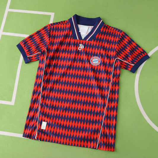 25/26 Bayern Munich Red and Blue Special Concept Shirt