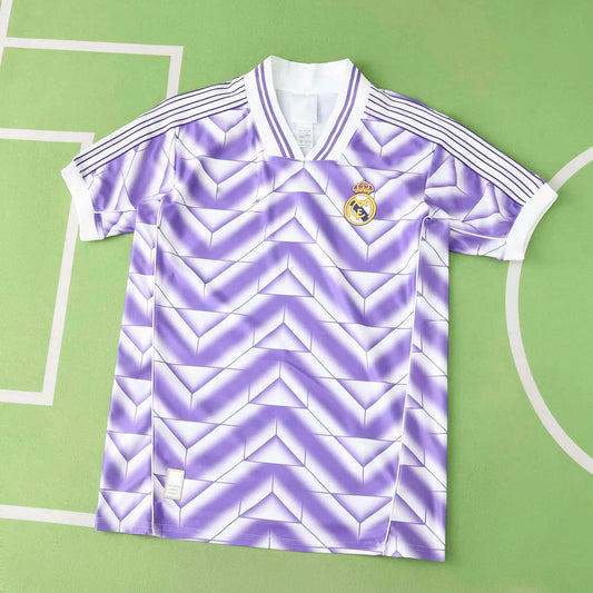 25/26 Real Madrid White Purple Special Concept Shirt