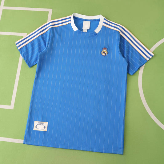25/26 Real Madrid Blue Retro Special Concept Shirt