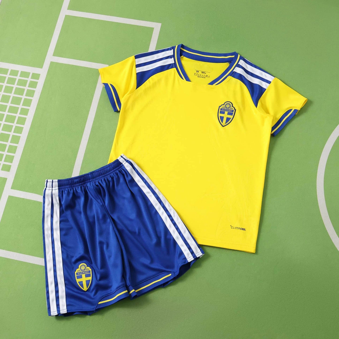 2026 World Cup Sweden Home Player Version Youth Kit