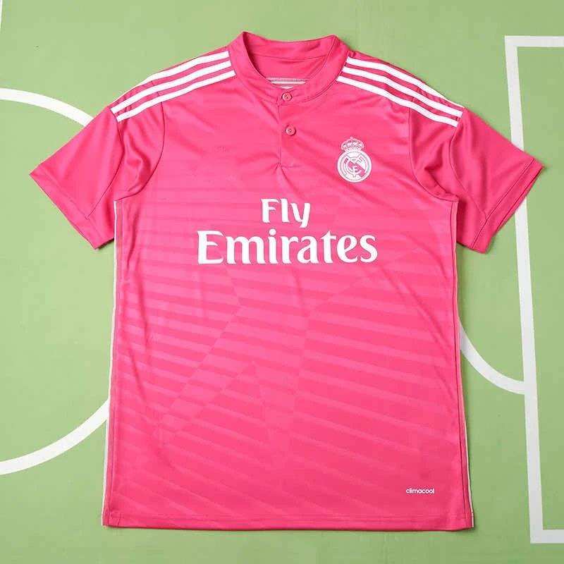 14/15 Real Madrid Away Pink Retro Shirt
