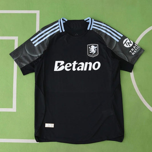 25/26 Aston Villa Away Black Shirt