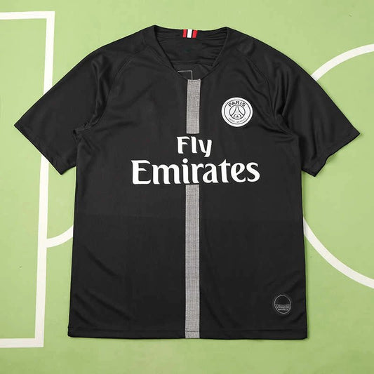 18/19 Jordan X PSG Black Home Shirt Player Version