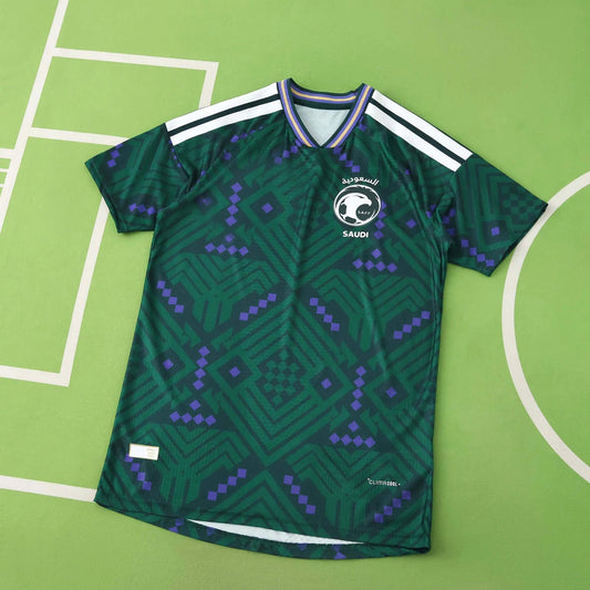 Mens World Cup Saudi Arabia Home Player Version Shirt