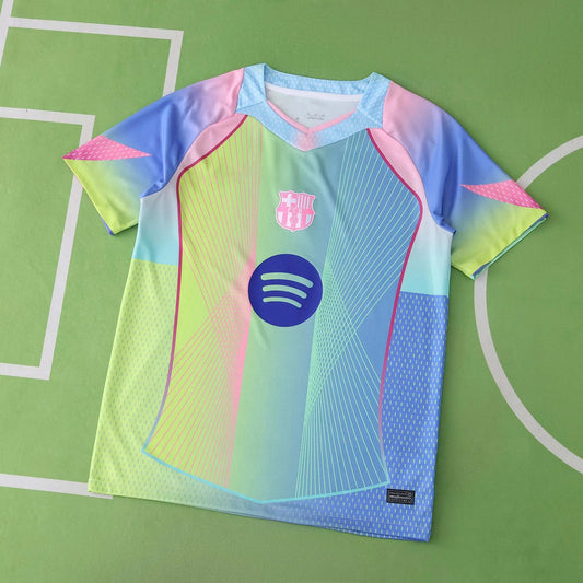 25/26 FC Barcelona Red, Yellow and Green Special Concept Shirt