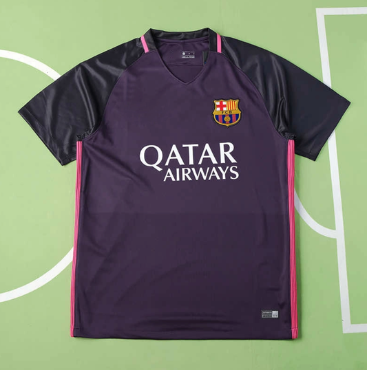 16/17 FC Barcelona Away Purple Retro Shirt