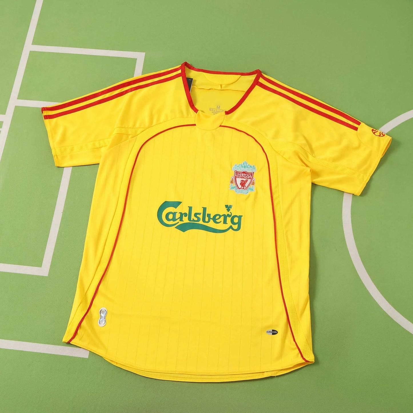 06/07 Liverpool Yellow Retro Shirt