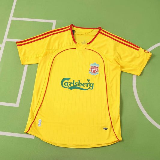 06/07 Liverpool Yellow Retro Shirt