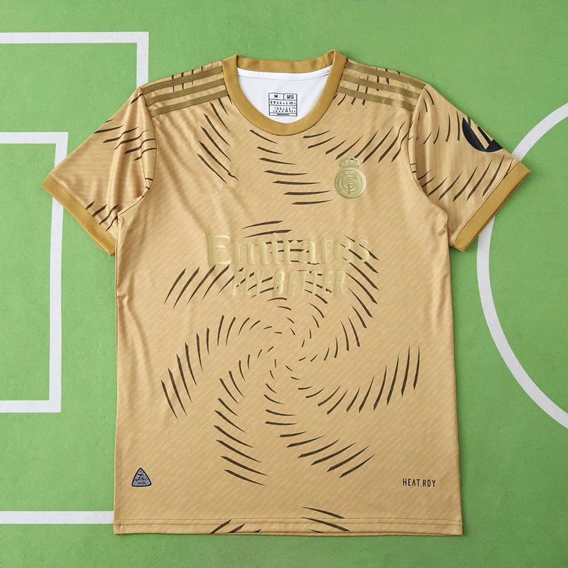 25/26 Real Madrid Gold Special Concept Shirt
