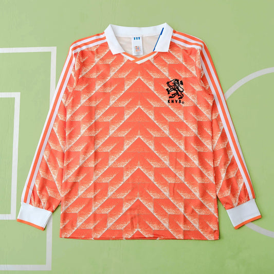 1988 Netherlands Home long-sleeved Shirt