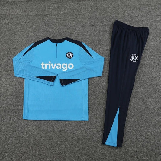 24/25 Chelsea Blue Dark Blue Training Tracksuit