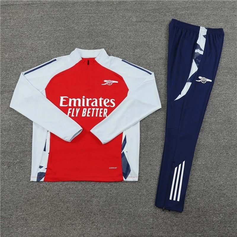 24/25 Arsenal Red Light Blue Arm Training Tracksuit