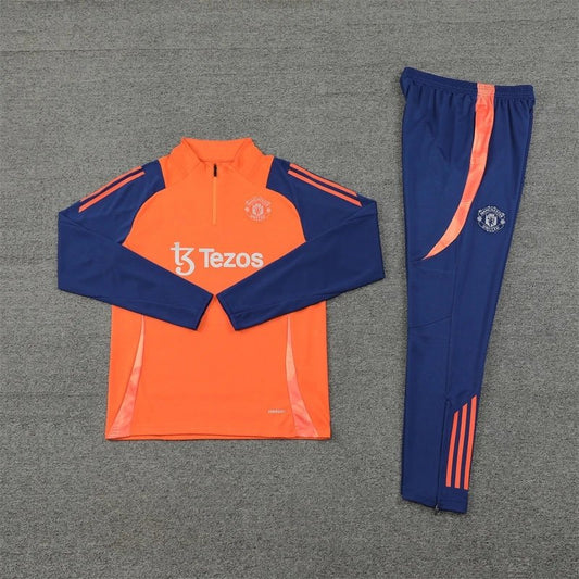 24/25 Manchester United Orange Training Tracksuit