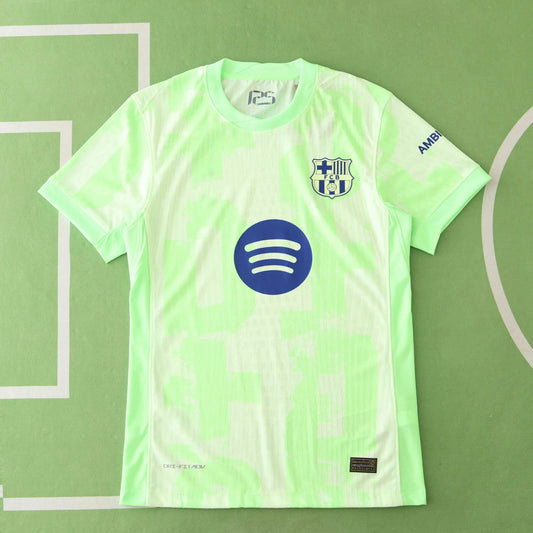 FC Barcelona 2024/2025 125th Anniversary Lime Green Jersey Player Version